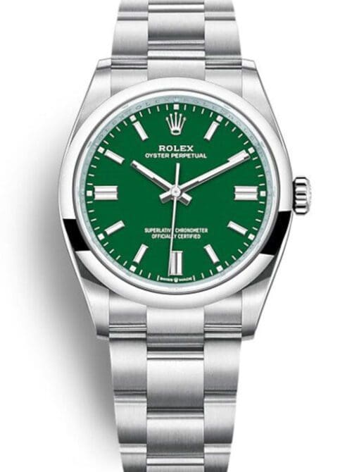 Rolex Oyster Perpetual Lady 36mm Green Dial
